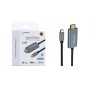 Cable Type-C a HDMI 4K 1.8 m | Gris metalizado | Mayorista de accesorios
