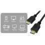 Cable HDMI 4K A/M a A/M 1.5 m | OD6 negro | Mayorista en España