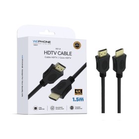 Cable HDMI 4K A/M a A/M 1.5 m | OD6 negro | Mayorista en España