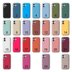 Funda iPhone 16 PlusUltrasuave de Silicona Líquida | Wephone Mayorista