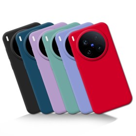 Funda Tipo Original Vivo X300 Pro de goma suave | Wephone Mayorista