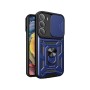 Funda Armadura con Tapa Deslizante Realme P3 Lite Cámara y Anillo | Wephone Mayorista