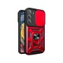 Funda Armadura con Tapa Deslizante Realme P3 Lite Cámara y Anillo | Wephone Mayorista