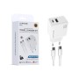 Kit cargador USB-C + USB-A 30W con cable 60W WA12 | WePhone Mayorista