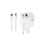 Kit Cargador Rápido 30W USB-C + USB-A WePhone WA13 | Mayorista