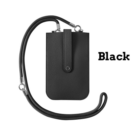 Bolsa de Teléfono con Cordón Textura Litchi · Universal XL | Wephone Mayorista