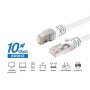 Cable Ethernet Wephone WD28 CAT.7 3m 10Gbps Blanco | Mayorista de accesorios en España