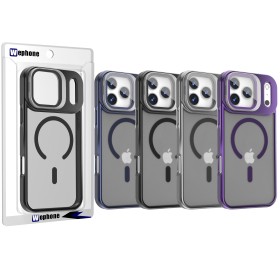 Funda Mate Magnética iPhone 17 Pro Soporte y MagSafe | Wephone Mayorista