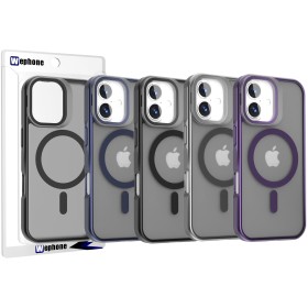 Funda Mate Magnética iPhone 17 con Soporte y MagSafe | Wephone Mayorista