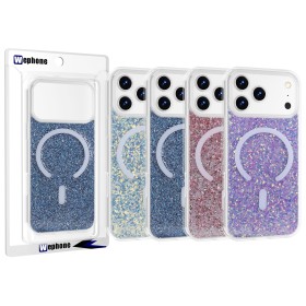 Funda MagSafe Brillante Glitter | Carcasa Mujer con Aro Magnético