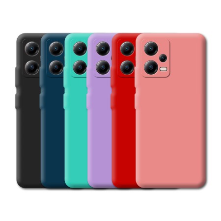 Funda Tipo Original Poco X5 5G de goma suave | Wephone Mayorista