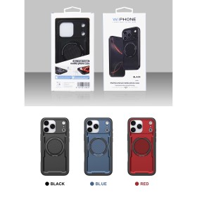 Funda Antigolpes Anillo 360 iPhone 17 Pro Max · Wephone Mayorista