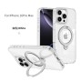 Carcasa Transparente con Anillo Soporte iPhone 16 Pro Max · Bumper Antigolpes | Wephone Mayorista