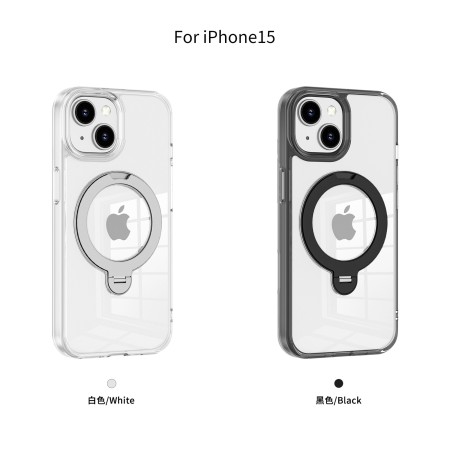 Carcasa Transparente con Anillo Soporte iPhone 15 · Bumper Antigolpes | Wephone Mayorista