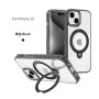 Carcasa Transparente con Anillo Soporte iPhone 15 · Bumper Antigolpes | Wephone Mayorista