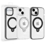 Carcasa Transparente con Anillo Soporte iPhone 14 · Bumper Antigolpes | Wephone Mayorista