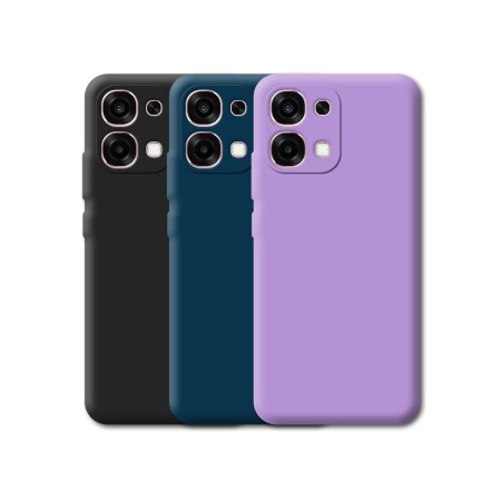 Funda Tipo Original Oppo A6 Pro de goma suave | Wephone Mayorista