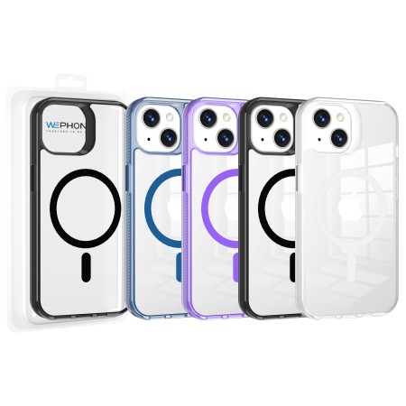 Funda GStyle iPhone 14 Plus Transparente con MagSafe | Wephone Mayorista