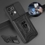Funda Armadura con Tapa Deslizante Oppo A6 Pro Cámara y Anillo | Wephone Mayorista