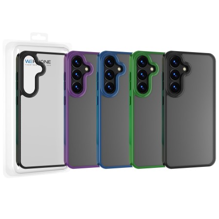 Funda Mate Metal Samsung A26 Marco Metálico Antihuellas | Wephone Mayorista