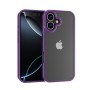 Funda Mate Metal iPhone 16 Marco Metálico Antihuellas | Wephone Mayorista