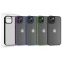 Funda Mate Metal iPhone 14 Marco Metálico Antihuellas | Wephone Mayorista