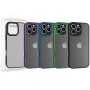Funda Mate Metal iPhone 13 Pro Marco Metálico Antihuellas | Wephone Mayorista