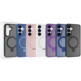 Funda Mate Yado Ahumado MagSafe con Soporte Samsung S23 Plus | Wephone Mayorista