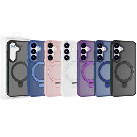 Funda Mate Yado Ahumado MagSafe con Soporte Samsung S24 Plus | Wephone Mayorista