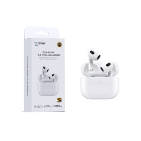 Auriculares nalámbricos TWS Semi-In-Ear Compactos Bluetooth 6.0 Tipo C · Wephone color Blanco