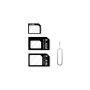 Adaptador SIM 4 en 1 WEPHONE | Nano, Micro y SIM Estándar