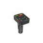 Transmisor FM Bluetooth Coche con Luces + Carga Rápida | WL01