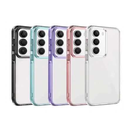 Transparente Antigolpes Borde Multicolor Oppo Reno 12