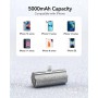 Power Bank 5000mAh Lipstick Lightning para iPhone 15 | Cargador Portátil Brillante | Wephone Mayorista