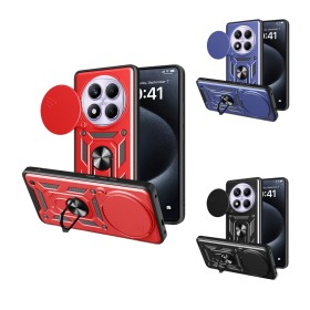 Funda Armadura con Tapa Deslizante Redmi Note 15 Pro Cámara y Anillo | Wephone Mayorista