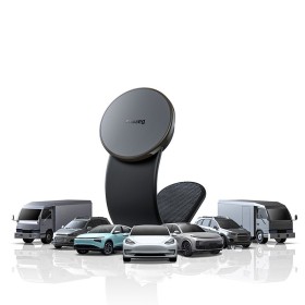 Soporte magnético C02 Pro Series con carga inalámbrica 15W para coche. Alta demanda, instalación rápida y gran rotación en tiend