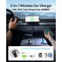 Baseus CW01 Soporte Magnético de Coche con Carga Inalámbrica · 15W Wireless + 25W USB-A · Original