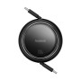 Baseus Free2Draw Mini 100W - Cable USB-c Retráctil PD - Alta Rotación