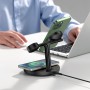 Cargador Inalámbrico Baseus 3 en 1 Magnético 15W | iPhone, Watch y Auriculares Qi