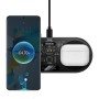 Baseus Cargador Inalámbrico Dual 20W con Pantalla LED | Wireless 2 en 1
