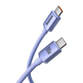 Cable USB-C a USB-C Baseus 100W PD Crystal Shine | Carga Rápida Premium Mayorista