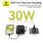 power bank - cargador portatil baseus qpow 2 10000mAh 30W USB-C integrado
