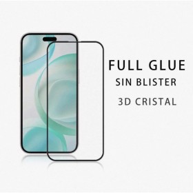 Cristal Full Glue Completo Metalizado para iPhone 7 Plus