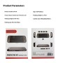 Kit de Protectores de Fibra de Carbono para Nintendo Switch 2 con Tapones y Stick Caps