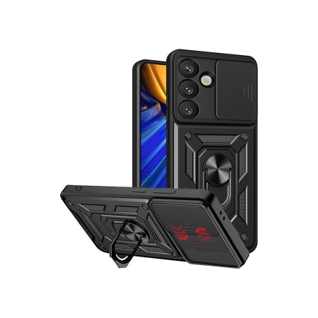 Armor Case with Sliding Cover Samsung A37 5G Camera and Ring | Wephone Wholesale