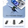 Charmast W1205 3-en-1 10000mAh 22.5W | Cables integrados + Carga inalámbrica | Top Seller Amazon