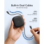 Charmast W1205 3-en-1 10000mAh 22.5W | Cables integrados + Carga inalámbrica | Top Seller Amazon