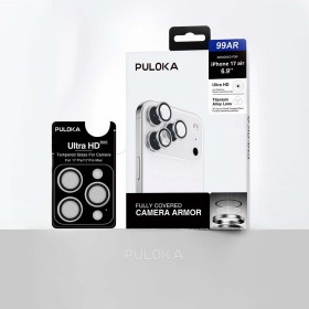 Protector de Cámara iPhone 17 Air’’ Puloka – Lente de Aleación de Titanio Ultra HD, Antirreflejo y Anti-Polvo