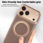 Funda DingEnd Cuero Premium Magnética 360° para iPhone 17 Series | Soporte Metálico