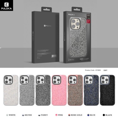 Funda Puloka Glitter Diamond GT-M02 | Lujo y Protección iPhone 14 Pro
